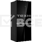 Холодильник Maunfeld MFF192NFB01 Inverter черный стекло трехкамерный 334/184л морозилка снизу, No Frost, Side by Side, фото13