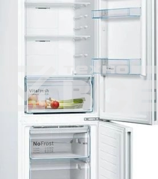 Холодильник Bosch KGN39UW30U белый двухкамерный 279/87л морозилка снизу, No Frost