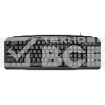 Клавиатура CBR KB 301M Black USB, Клавиатура 107+9 доп. кл., фото 1