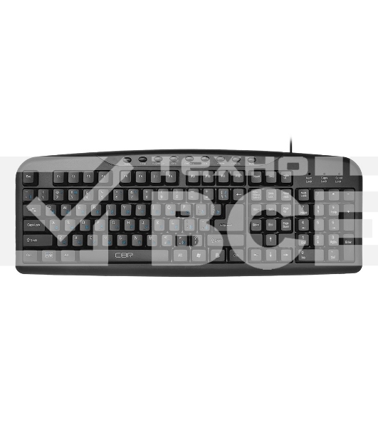 Клавиатура CBR KB 301M Black USB, Клавиатура 107+9 доп. кл.