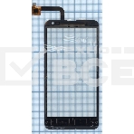 Сенсорное стекло (тачскрин) для Fly IQ4514 EVO Tech 4, черное, фото2
