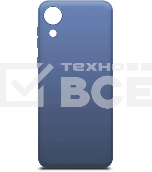 Чехол (клип-кейс) BoraSCO Microfiber Case для Samsung Galaxy A03 Core синий
