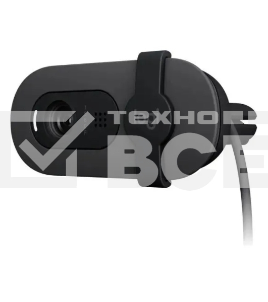 Камера Web Logitech HD Webcam Brio 90 графитовый 2Mpix (1920x1080) USB 2.0 с микрофоном (960-001581)
