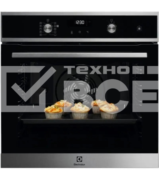 Духовой шкаф Электрический Electrolux EOD6P66X серебристый/черный