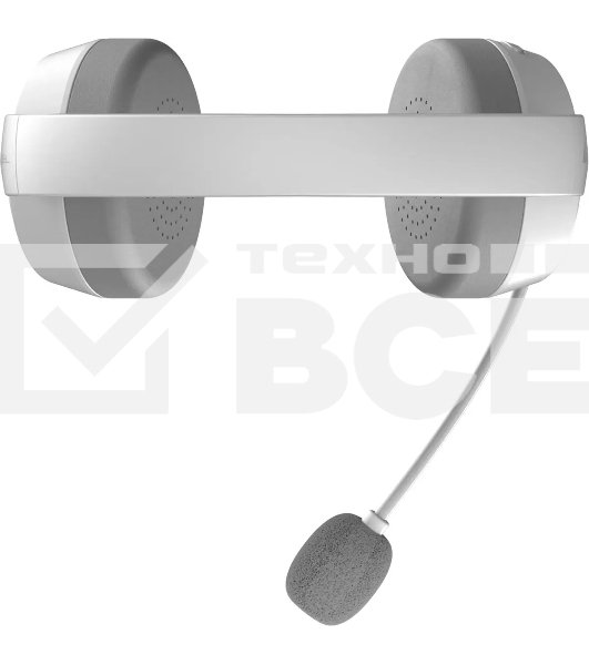 Наушники с микрофоном A4Tech BH230 белый/серый мониторные BT оголовье (BH230 WHITE)