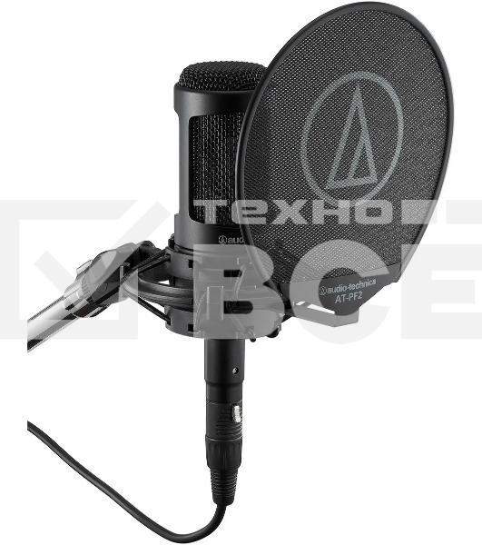 Микрофон проводной Audio-Technica AT2035 черный/черный