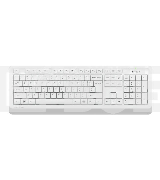 Клавиатура + мышь A4Tech Fstyler FG1010S клав:белый/серый мышь:белый/серый USB беспроводная Multimedia Touch (FG1010S WHITE)