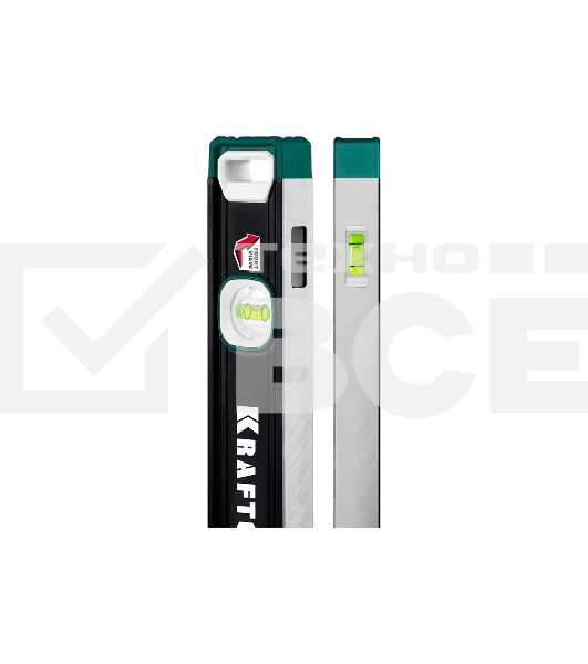 Уровень Kraftool A-RATE CONTROL 2000 мм, магнитный сверхпрочный уровень с зеркальным глазком