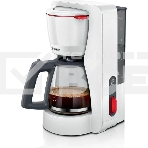 Кофеварка капельная Bosch TKA3M131 белый, исп. кофе - молотый, 1.4 л, 1200 Вт., фото 1