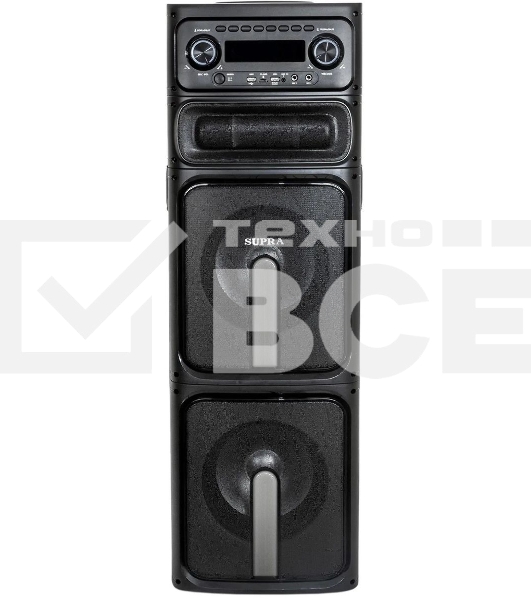 Минисистема Supra SMB-2050, 180Вт, FM USB BT SD, черный