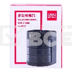 Настольный набор Deli E38253 (12 предметов) пластик, черный, фото3