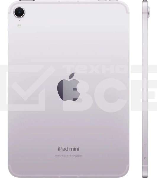Планшет Apple iPad mini 2024 Wi-Fi + Cellular A2995, 8Gb, 256Gb, LTE, 5G, iOS, фиолетовый