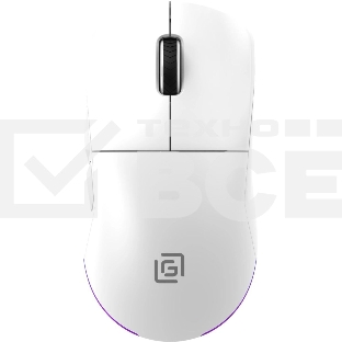 Мышь беспроводная Oklick 900GMW белый, 26000 dpi, радиоканал, Bluetooth, USB, кнопки - 6