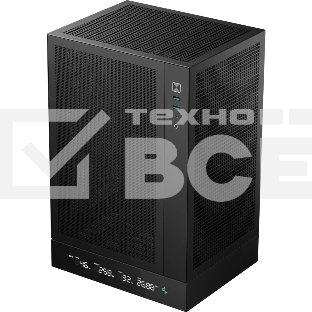 Компьютерный корпус Deepcool CH170 DIGITAL черный без БП mATX 1x120mm 1xUSB2.0 1xUSB3.0 audio bott PSU