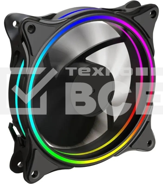 Вентилятор для корпуса Bloody BD-CF120ARGB3 ARGB черный, 120 мм, 1600 об/мин, 26 дБ, 4 pin