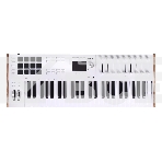 Клавиатура MIDI [231621] Arturia [KeyLAB 49 MK3 White] 49 клавиш, полувзвешенная механика, дисплей, 12 пэдов, 9 фейдеров, 9 поворотных регуляторов, 3 входа для подключения педалей, MIDI in/out, USB-C, фото 1