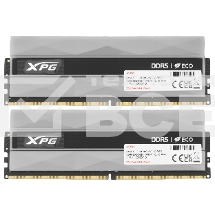 Оперативная память XPG Lancer, DDR5, 32GB (2x16GB), 6000MHz, CL30, DIMM, с радиаторами, RGB, серебристый