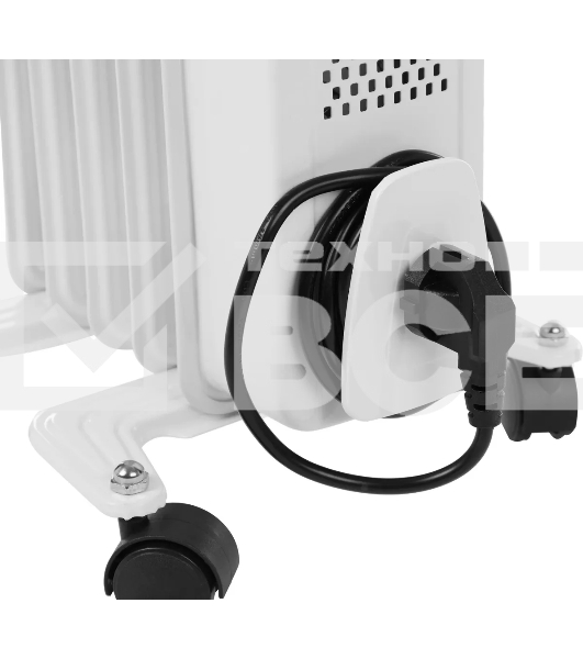 Обогреватель масляный Ballu Comfort BOH/CM-05WDN 1000 (5 секций) белый, 1000 Вт, 15 м2, термостат