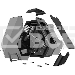 Компьютерный корпус JONSBO TR03-A Black без БП, боковая панель из закаленного стекла, mini-ITX, micro-ATX, ATX, черный, фото14