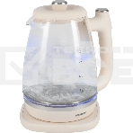Чайник электрический Starwind SKG4042 1.8л. 1800Вт слоновая кость корпус: стекло, фото7