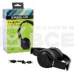 Беспроводные/проводные наушники Ergolux ELX-BTHP01-C02 черный, накладные, Bluetooth 5.0 + проводной, складная конструкция, до 6 ч, фото2