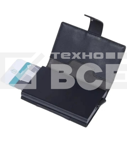 Чехол для кредитных карт Piquadro S137 PP5649S137R/N черный металл