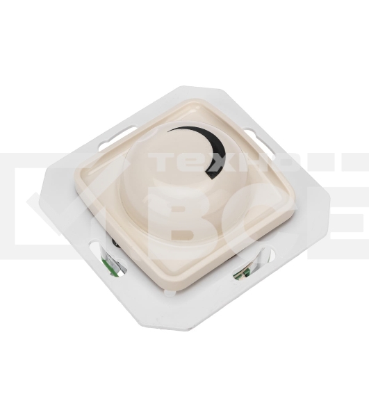 Светорегулятор Kranz DEA 300Вт с/у мех. бежевый (1/10/100)