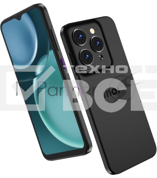 Смартфон INOI Note 15 6+10*/256GB, Titanium черный