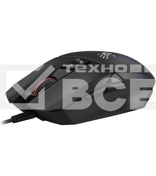 Мышь проводная A4Tech Bloody W65 Max Mini черный, 12000 dpi, USB, кнопки - 9