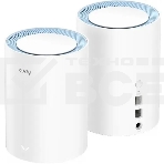 Бесшовный Mesh роутер Cudy M1200 (M1200 2-PACK) AC1200 Wi-Fi белый (упак.:2шт), фото2