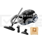 Мешковый пылесос BRAYER BR4225, 2000 Вт, 2.5 л, всасыв 350 Вт, черный, фото 1
