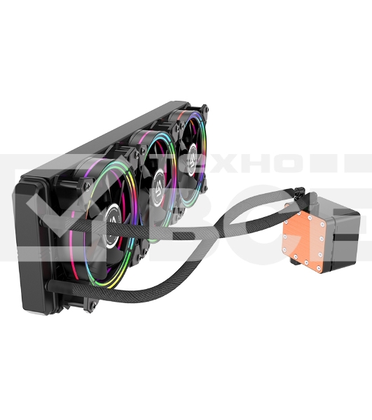 Жидкостная система охлаждения Alseye H360-4.0 черный, 120 мм, алюминий, 2000 об/мин, 35.2 дБ, 4 pin, 210 Вт