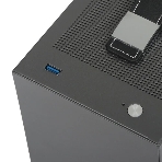 Компьютерный корпус без блока питания PCCooler I100 PRO MESH GY, Mesh Compact, серый, SPCC, no fans ITX 60/300/SFX PSU support; 1x2.5', 1x3.5', 2xPCI 1xUSB-C 3.1 308x128x190mm, фото12