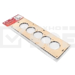 Шаблон для подрозетников EKF Expert sh-d68-5 c 5 отверстиями d 68 мм, фото3