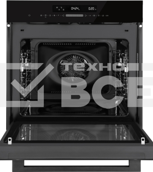 Духовой шкаф с СВЧ Weissgauff EOM 991 SB Black Edition
