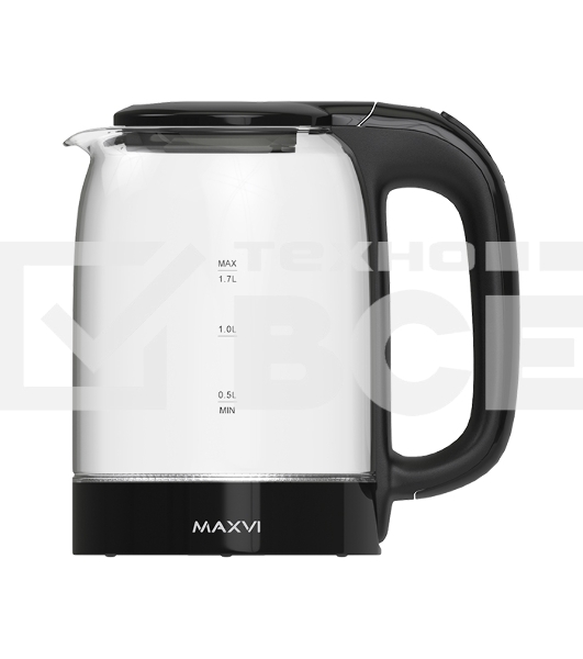 Чайник электрический Maxvi KE1741G черный