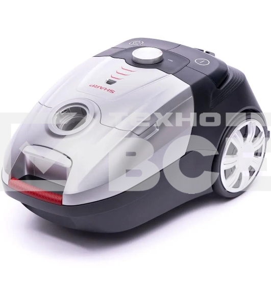 Пылесос Sharp ECJB19RS серебристый, 350/1900 Вт, уборка сухая, пылесборник мешок 2.3 л