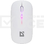 Мышь беспроводная Defender Coda MB-261 белый, 1600 dpi, радиоканал, Bluetooth, USB, кнопки - 4, фото 1