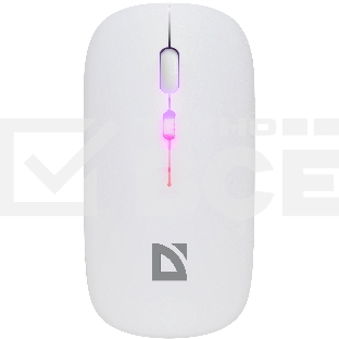 Мышь беспроводная Defender Coda MB-261 белый, 1600 dpi, радиоканал, Bluetooth, USB, кнопки - 4