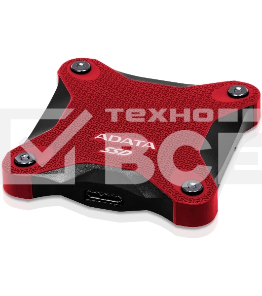 Внешний SSD ADATA SD620, 512 Gb, USB 3.2 Gen 2 Type-A, R/W 520/460, красный