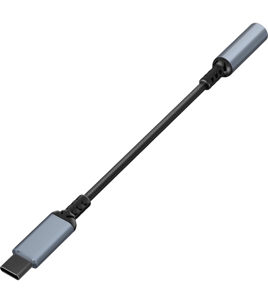 Переходник Defender JACK03-01 PRO 3.5 jack (F)-Type-C(M) c ЦАП 1