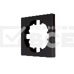 Рамка 1-м OSEN горизонт. квадрат черный бархат LEZARD 743-4200-146, фото4