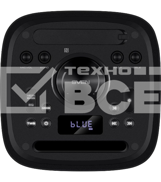 Колонка порт. Sven АС PS-930 черный 150W 1.0 BT/3.5Jack 7200mAh (SV-022402)