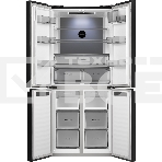 Холодильник Maunfeld MFF192NFB01 Inverter черный стекло трехкамерный 334/184л морозилка снизу, No Frost, Side by Side, фото14