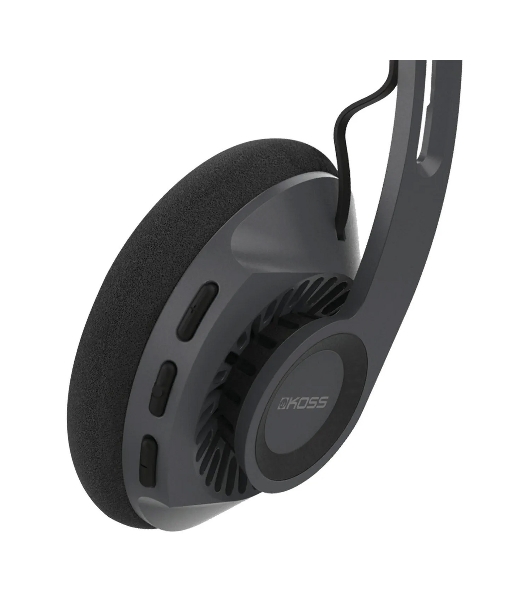 Беспроводные/проводные наушники KOSS KPH30 Wireless черный, накладные, Bluetooth + проводной, до 12 ч