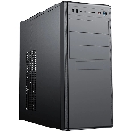 Корпус Foxline FL-886-U3C, Midi-Tower, чёрный, без вентиляторов в комплекте, фото 1