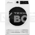 Сушильная машина WEISSGAUFF WD 56108 D Condenser белый, 8 кг, сушка - конденсационная, программ - 15, 59.6 x 84.5 x 59.3 см, фото 1