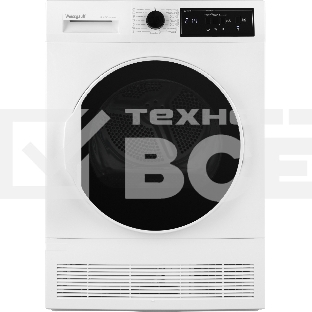 Сушильная машина WEISSGAUFF WD 56108 D Condenser белый, 8 кг, сушка - конденсационная, программ - 15, 59.6 x 84.5 x 59.3 см