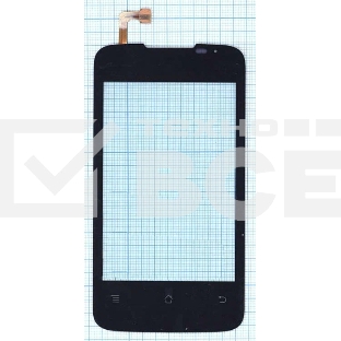 Сенсорное стекло (тачскрин) для Huawei HX035579A_VO W1447, черное