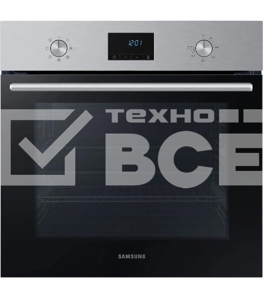 Встраиваемый духовой шкаф электрический Samsung NV68A1145CS/WT нержавеющая сталь